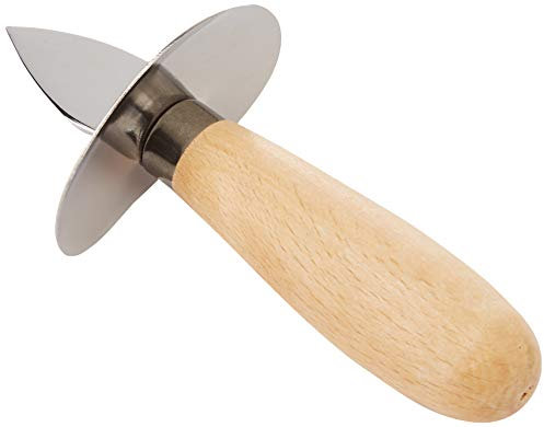 Deglon 2202105 V Austernmesser, lackiert, mit Fingerschutz