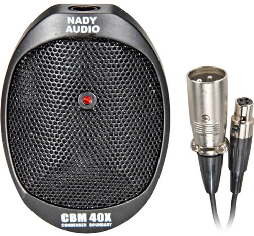Nady CBM-40X Condenser Boundary Microphone Full Frequency Response For Recording Performances, Interviews, Courtroom Proceedings, Meetings, Conferences.