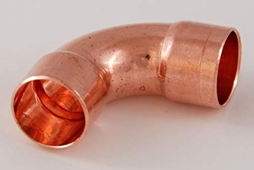 10x Kupferfitting Bogen 22 mm / 90 Grad / 5002a i/i Lötfitting copper fitting CU
