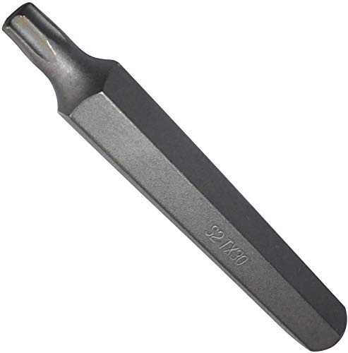 AERZETIX - C3726 - Torx T30 - Schraubendreher Bit - Einsatz 3/8 75 mm - für 10mm Buchse - lang