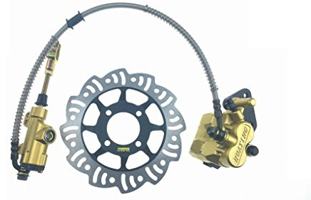 MotoCross Dirtbike Pitbike 125ccm 4-Takt Hydraulik Bremsen Kit hinten + Scheibe Motorrad Cross Bremse