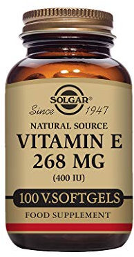 Solgar Natural Source Vitamin E 268 mg (400 IU) Vegetable Softgels - Pack of 100 - Fights Free Radicals - Immune System Support - Vegan and Gluten Free