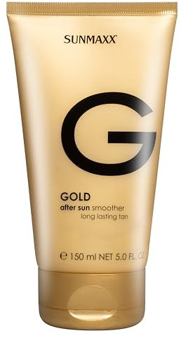 SUNMAXX GOLD after sun smoother long lasting tan | 150 ml | Nach der Besonnung auftragen I Anti-Stress Wirkung I Intensive Feuchtigkeit I Alltägliche Pflege I Hochwertige Inhaltsstoffe