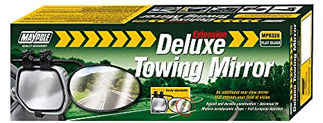Maypole Deluxe Wohnwagen Abschleppspiegel Flachglas Universal Fit