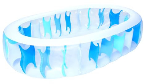 Piscine gonflable ovale L 229 l 152cm h 51cm