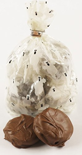 Scott's Cakes Milk Chocolate Covered Chocolate Creme Oreos in a 8 oz. Ghost Bag