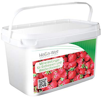 Mineraldünger für Erdbeeren und Walderdbeeren Obstdünger Dünger Düngemittel 3kg