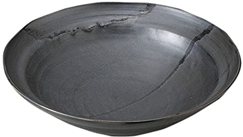 せともの本舗 Set of 5 Silver Glazed 9.0 Planting Bowls, 10.6 x 2.8 inches (26.8 x 7.2 cm), 31.9 oz (896 g), Planting Pot, Restaurant, Ryokan, Japanese Tableware, Restaurant Commercial Use
