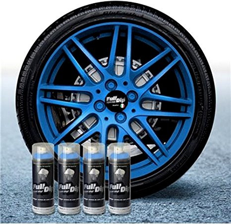 Sophisticauto Packung von 4 Full Dip 400ml hellblau metallic matt