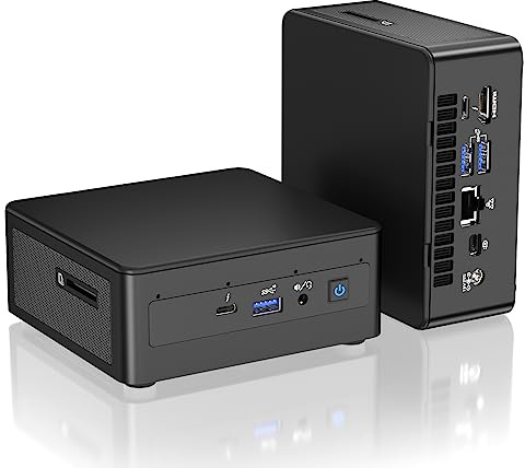 Intel NUC 11 NUC11PAHI5 Panther Canyon Mini PC, i5-1135G7, 16GB RAM+512GB SSD, Mini Computers Windows 11 Pro for Business Home Office, Support 8K/WiFi 6/4K Quad Display/Bluetooth 5/Thunderbolt 3