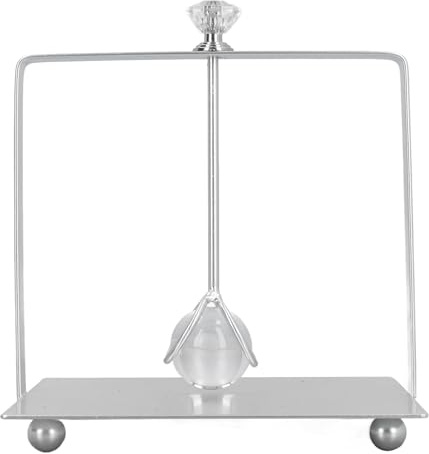Dispenser per tovaglioli con sfera di vetro ponderata Portatovaglioli rettangolare in ferro elegante per cucina (Argento)
