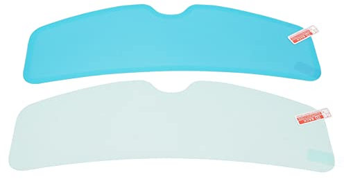 CFTGIW Pellicola per Lenti per Casco Pellicola per Visiera per Casco Casco per Moto Set di Pellicole per Visiera Antipioggia Antiappannamento Interno Esterno Alta Trasparenza