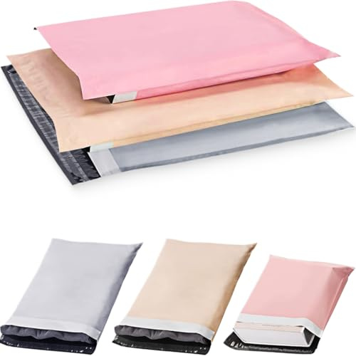 ZEPIQOR 30pcs Buste per Spedizioni Colorate Vinted, Buste per Spedizioni Vinted di Alta Qualità Resistenti e Impermeabili, Sacchetti per Spedizioni Vinted Colorati Misti (3 Dimensioni)