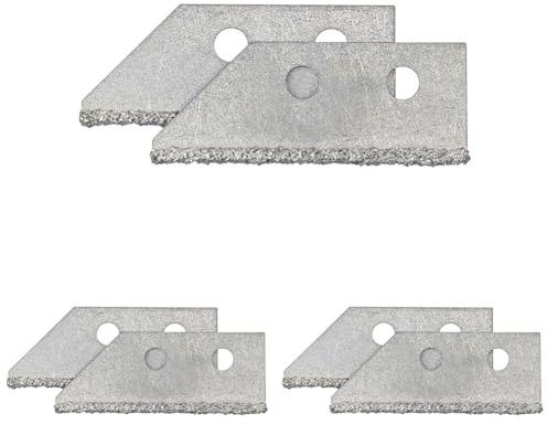 wolfcraft 5571000 - Lot de 6 Lames de rechange pour gratte-joint