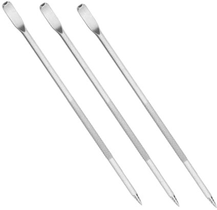 EXHUMKY 3 Pezzi Pennino per Latte Art in Acciaio Resistenti Strumento per Disegno Latte e caffè per Mescolare Schiuma e Decorare Bevande