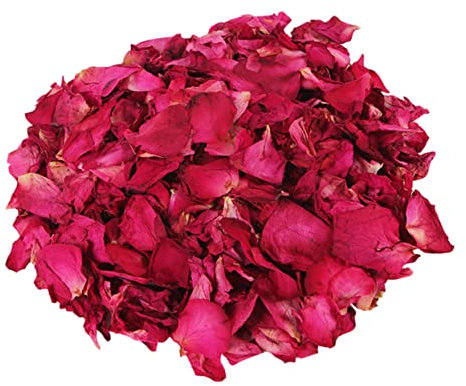 HOLIDYOYO 100g De Rosa Secos De Flores Secas para Baño y Decoración SPA y Blanqueamiento De Ducha