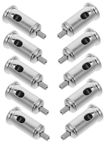 GALPADA 10pezzi Fermacavo Filo Lampadario Clip Per Metallici Supporto Per Cavo Di Tensione Pendente Fissaggio Per Fune Di Illuminazione Installazione