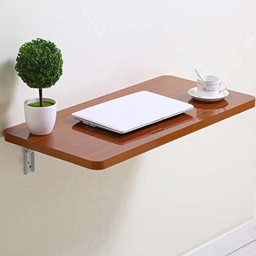 Tavolo pieghevole salvaspazio da parete in legno massello, versatile postazione di lavoro e scrivania da pranzo per cucina, studio e piccoli spazi