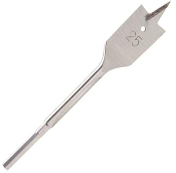 Broca plana - broca de 14 mm para madera, con 3 puntas para un corte preciso y eficiente, ideal para trabajos de carpintería.