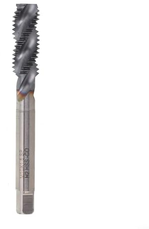 Macho M10 x 1,5 espiral estriado HSS con revestimiento de nitruración para fresadoras CNC, máquinas de roscado, aplicaciones de perforación y roscado
