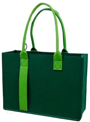 NDSJAIE Filtväska bärbar filtväska för företag, shoppingväska, stor kapacitet hand, axel för daglig användning, Färg 8, Talla única