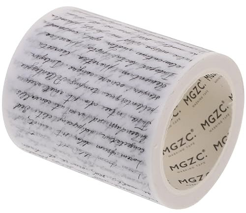 Diy Washi Tape 50Mm Breite, Retro Gothic Stil, Japanisches Papier, Ideal FüR Scrapbooking, Tagebuch, Notizbuch, Einfach Zu ReißEn Und Kleben