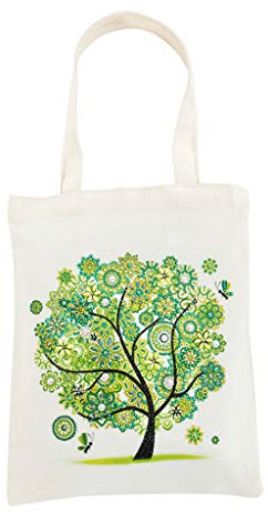JGA JOGGING ARM 5D Diamond Painting Shopping Canvas Tote Bag Art DIY Portable Jewelry Handbags for Adults Women