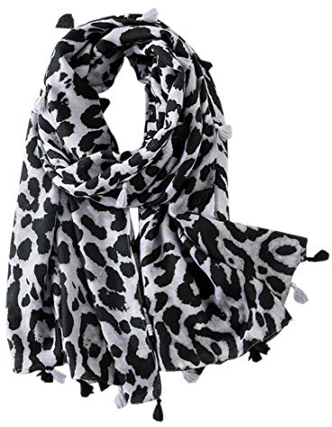 FAIRYGATE Damen Schal Vogel Blume Schmetterling Druck Lange Soft Neck Scarf Wickel Stola für Summer Beach Winter Geschenk