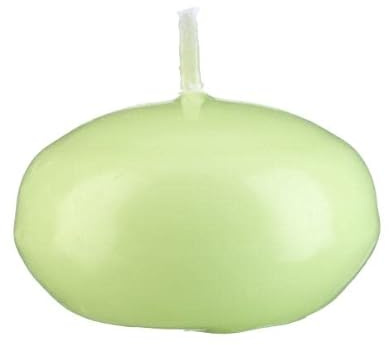 Kopschitz Velas flotantes verde claro, diámetro 42 x 26 mm, 8 unidades