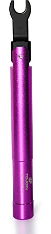 TOJOIN 1 pcs SMA Torque Wrench for RF Connector 8 in·lbs (0.9 N·m) Opening 8mm (5/16) for SMA 3.5mm/2.92mm Adapter Convertor Portable Spanner for Professionals Industry Purple