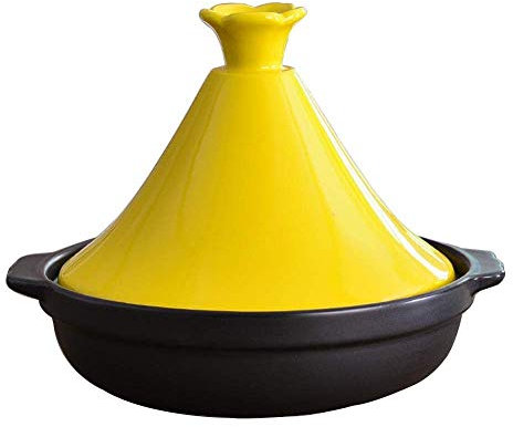 Cazuela de Barro Cazuela de Hierro Fundido Cazuela de Horno holandés con Tapa Cazuela de inducción Ovalada