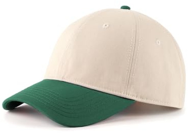 Zylioo Överdimensionerad XXL-stor 2-tonad bollkeps, stor broderad baseballkeps för stora huvuden, justerbar golfkeps för män och kvinnor, XXL