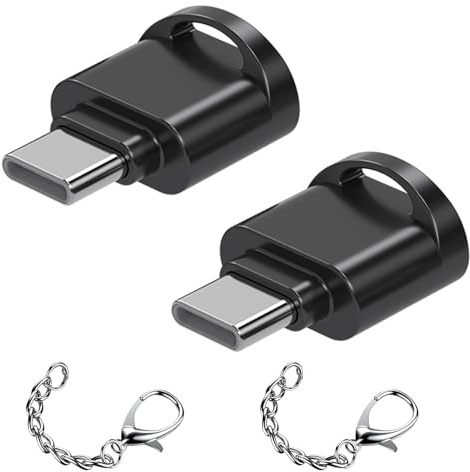 Powice Kartenleser USB C, TF Speicherkartenleser, Micro SD Adapter Anwendbar für Computer, Notebooks, Mobiltelefone und andere Geräte mit USBC-Schnittstelle