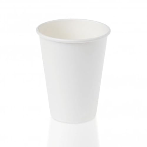 Reborn Packaging Single Wall White Paper Cup (100, 12oz)