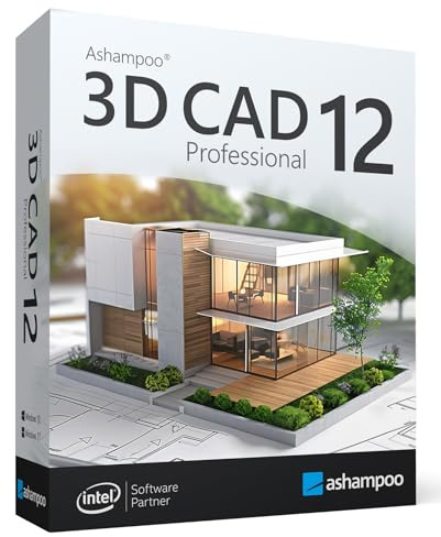 3D CAD 12 Professional - Profi-Software für Hausbau-Planung in 3D und 2D mit Elektroplanung für Win 11, 10