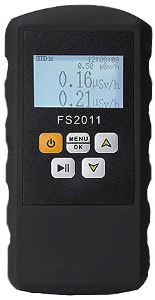 Détecteur radioactif de précision professionnelle - Dosimètre Geigers - Compteur de rayonnement nucléaire - Alarme de dosage - Appareil de mesure portable