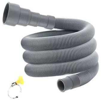 Strong Steel Rubber Washing Machine Extension Hose Flexible Extended Drainage Pipe for Automatic Machines Use Thickened Anti Leak Machine Hose