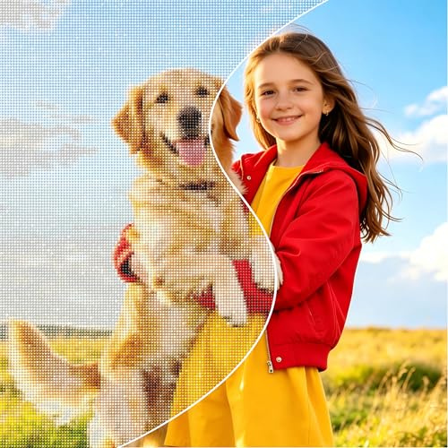 Diamond Painting Eigenes Foto - Personalisiertes Diamond Painting mit Ihrem Bild - 5D Full Drill Diamant Malerei Set für Erwachsene - Einzigartiges Geschenk für Papa, Mama, Geburtstag, 30x30cm