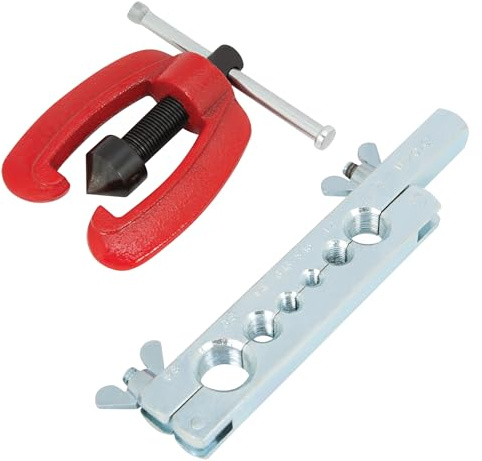 PERFORMANCE TOOL W701C - Svasatore per Tubi in Rame, Ottone e Alluminio, con Serratura a Leva, Barra Svasata e Cono flottante, per Misure da 3/16 a 5/8 OD