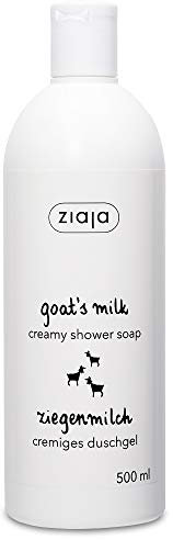 Ziaja Goat’s Milk Creamy Shower Gel, 500 ml - Nourishing, Moisturising Body Wash for Sensitive & Dry Skin