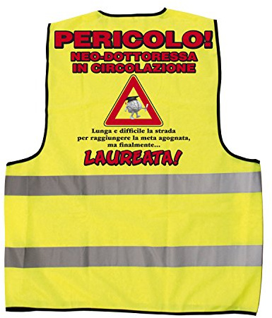 Bombo Gilet regalo Laurea