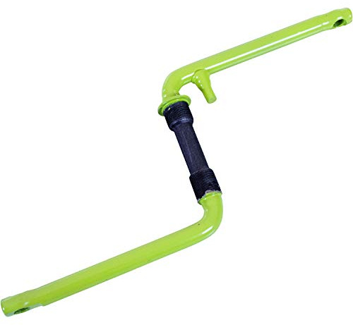 deTOX Fahrradkurbel Kurbel 152mm einteilig Fauber USBB Lager 16 oder 18 Zoll BMX (grün, ohne Tretlager)