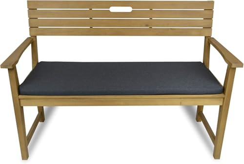 Rollmayer Bankkissen Melange, Grafit 22, 120x50x4cm