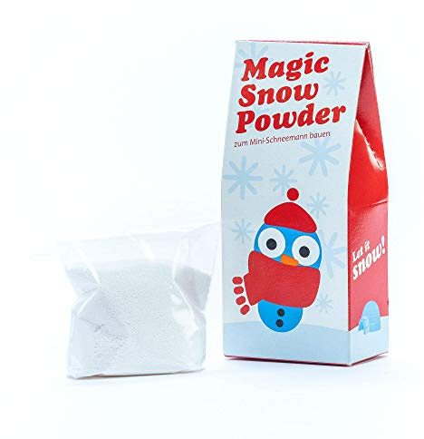 Monsterzeug Schneepulver für Kunstschnee, Dekoschnee zum Basteln, Magic Snow Powder, Instant Schnee, Weihnachtsdekoration