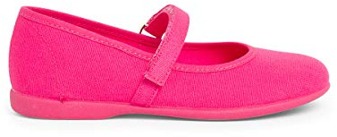Pisamonas Scarpe Bambina Tela Chiusura A Strappo Fino Misurare 36 Colore Fucsia