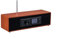 ALANO BEA103 Radio FM/DAB+/Bluetooth/USB/AUX IN radio a colori in legno con telecomando e doppia modalità sveglia (giallo)