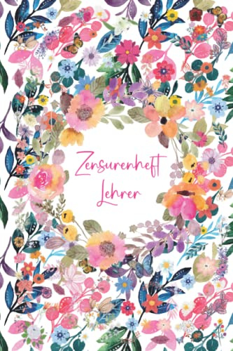 Zensurenheft: zensurenbuch und Schulnotizbuch für Notizen und Listen, Stundenplan, Jahresübersicht, bis zu 20 Klassen - 6 x 9 Zoll - 50 seiten