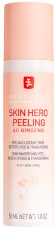 Erborian - Skin Hero Peeling with Ginseng - Face peeling gel and treatment - Smoothing peel retexturizes & transforms - Korean Skincare Erborian - 50 ml, White