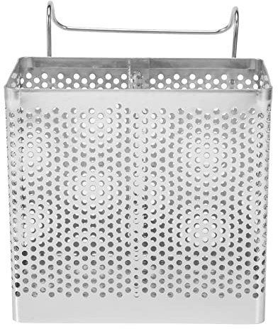 Fhjsyeirly Stainless Steel Chopsticks Holder Hanging Cutlery Drying Basket Tableware Drainer with Hooks Kitchen Utensil(A)