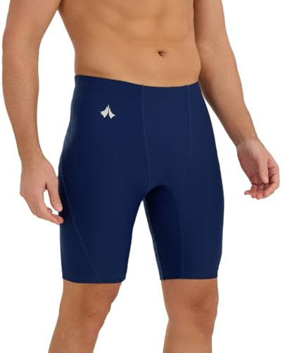 SURFEASY Herren Jammer Badehose Schnelltrocknende Schwimmhose mit V-Schnitt Training Wettkampf Badeanzug